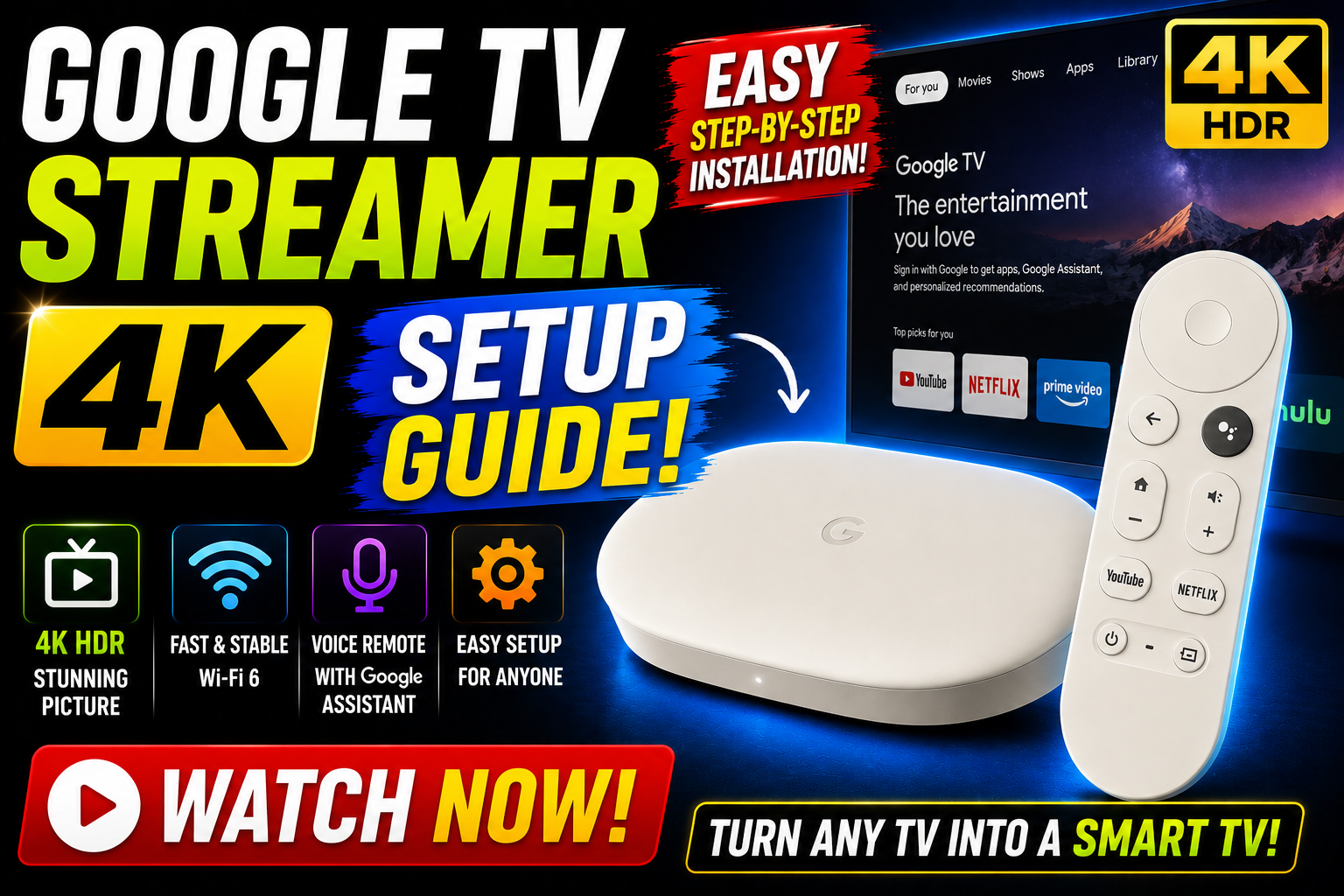 Google TV Streamer 4K Downloader Setup Guide