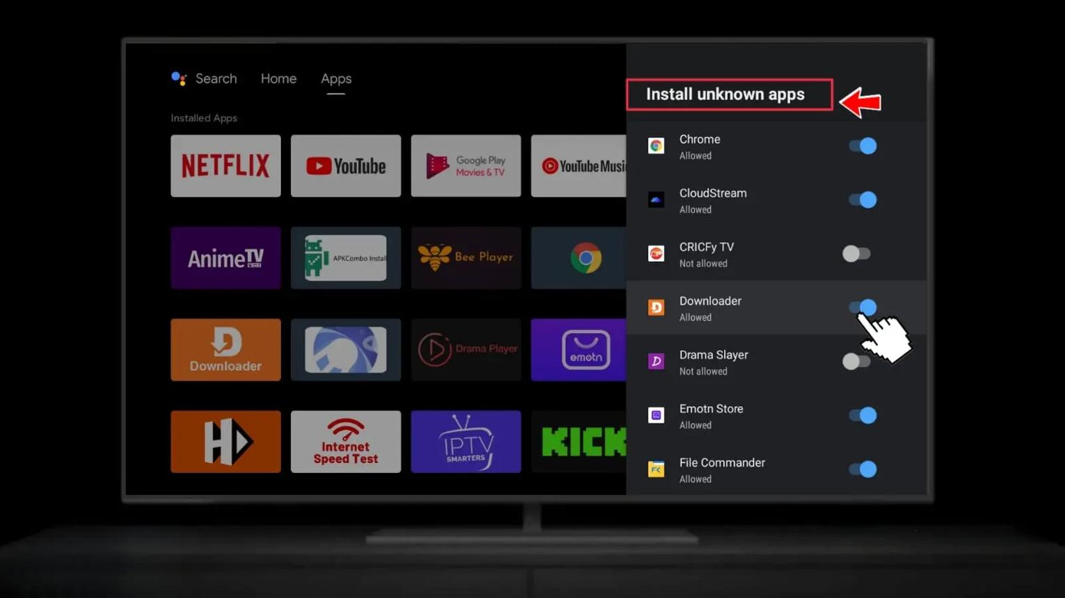 Open Search Bar