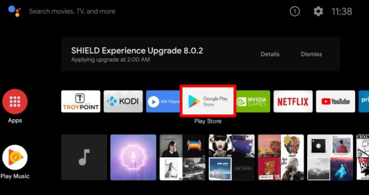 shield tv new model downloader setup step 1