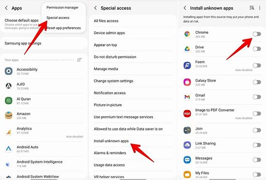 Type Downloader in search